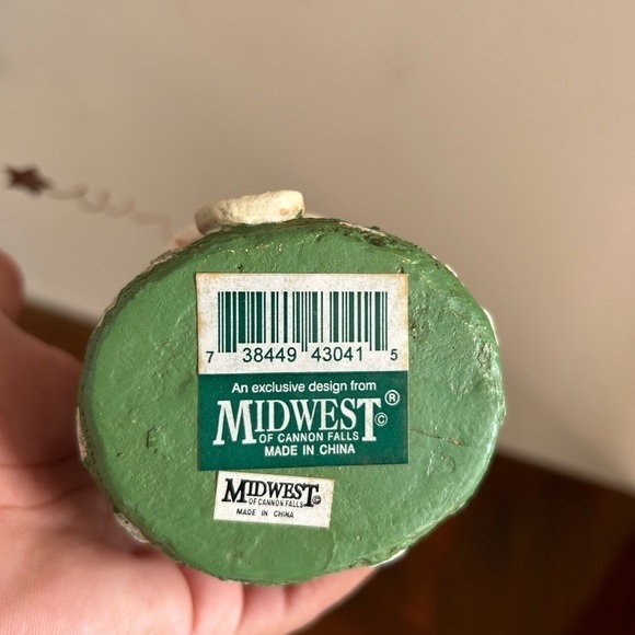 Midwest of Cannon Falls Christmas Santas Vtg CottageApproximately 8” & 8.5” Tall - Picture 6 of 6